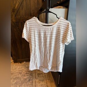 CALIA by Carrie Underwood Striped Short Sleeve Tee